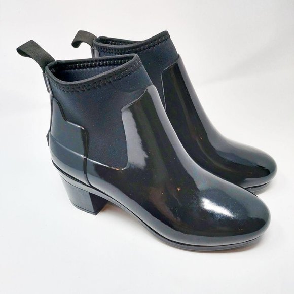 hunter refined mid heel gloss